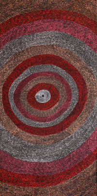 Aboriginal Artwork by Julie Nangala Robertson, Mina Mina Jukurrpa (Mina Mina Dreaming), 182x91cm