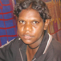 Aboriginal Artwork by Kirsty-Anne Napanangka Martin, Ngalyipi Jukurrpa (Snakevine Dreaming) - Mina Mina, 61x46cm