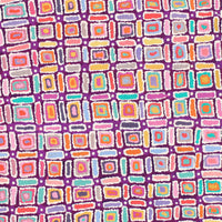 Aboriginal Artwork by Lynette Nangala Singleton, Ngapa Jukurrpa - Puyurru, 107x91cm
