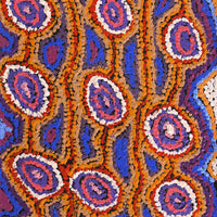 Aboriginal Artwork by Magda Nakamarra Curtis, Lappi Lappi Jukurrpa, 107x30cm