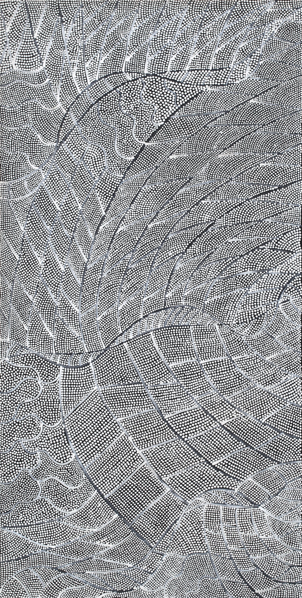 Aboriginal Artwork by Mary Napangardi Butcher, Pikilyi Jukurrpa, 91x46cm
