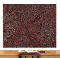 Aboriginal Artwork by Patrick Japangardi Williams, Mina Mina Jukurrpa (Mina Mina Dreaming), 152x122cm
