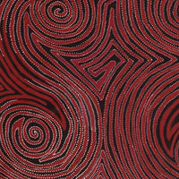 Aboriginal Artwork by Pauline Napangardi Gallagher, Mina Mina Jukurrpa, 107x76cm