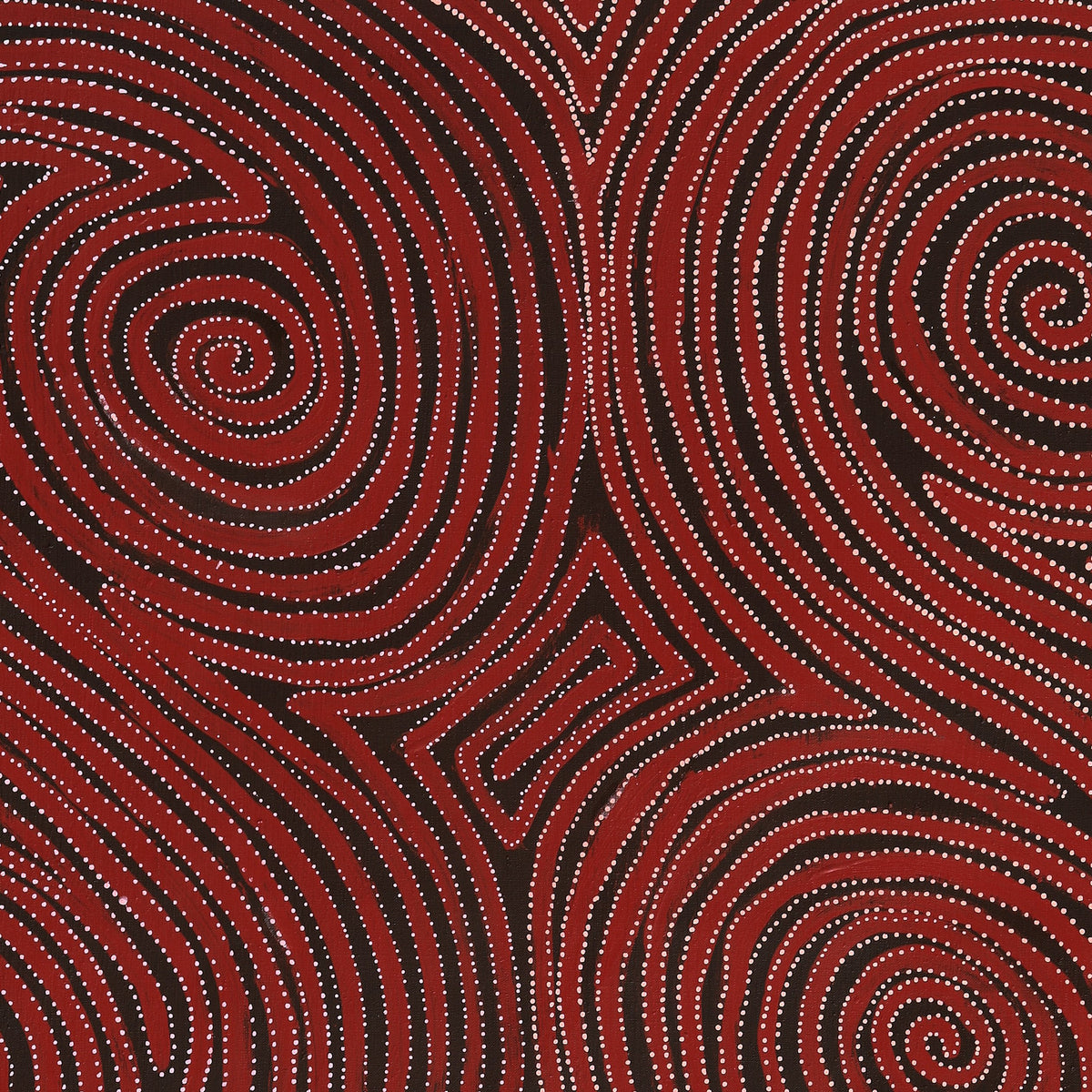 Aboriginal Art by Pauline Napangardi Gallagher, Mina Mina Jukurrpa, 122x76cm - ART ARK®