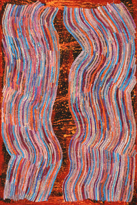 Aboriginal Artwork by Pauline Napangardi Gallagher, Mina Mina Jukurrpa, 182x122cm