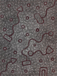 Aboriginal Artwork by Shanna Napanangka Williams, Ngapa Jukurrpa - Puyurru, 122x91cm