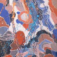 Aboriginal Artwork by Steven Jupurrurla Nelson, Janganpa Jukurrpa (Brush-tail Possum Dreaming), 183x76cm