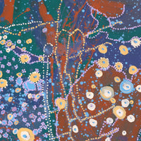 Aboriginal Artwork by Steven Jupurrurla Nelson, Janganpa Jukurrpa (Brush-tail Possum Dreaming), 91x76cm