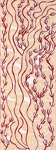 Aboriginal Art by Susie Nangala Watson, Mina Mina Dreaming, 122x46cm - ART ARK®