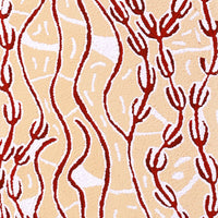 Aboriginal Artwork by Susie Nangala Watson, Mina Mina Dreaming, 122x46cm