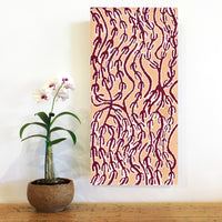 Aboriginal Artwork by Susie Nangala Watson, Mina Mina Dreaming, 61x30cm