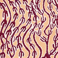Aboriginal Artwork by Susie Nangala Watson, Mina Mina Dreaming, 61x30cm