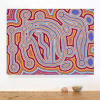 Aboriginal Artwork by Zarissa Napangardi Michaels, Lappi Lappi Jukurrpa, 61x46cm