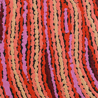 Aboriginal Artwork by Christine Napanangka Michaels, Lappi Lappi Jukurrpa, 30x30cm