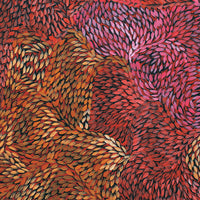 Aboriginal Artwork by Daphne Napurrula Marks, Yalka Dreaming (bush onion), 50x50cm