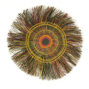 Aboriginal Art by Anna Ramatha Malibirr, Gapuwiyak - Woven Mat - ART ARK®