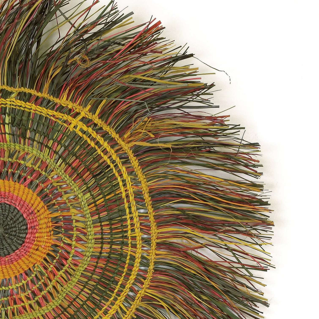 Aboriginal Artwork by Anna Ramatha Malibirr, Gapuwiyak - Woven Mat