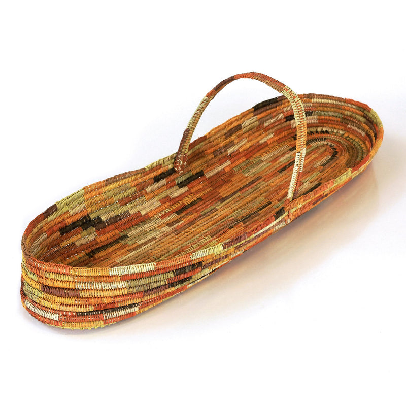 Aboriginal Artwork by Joy Gamunbuy Marrkula, Gapuwiyak - Woven Basket