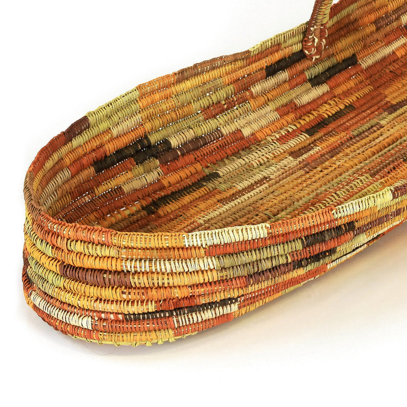 Aboriginal Artwork by Joy Gamunbuy Marrkula, Gapuwiyak - Woven Basket