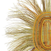 Aboriginal Artwork by Joy Gamunbuy Marrkula, Gapuwiyak - Woven Mat