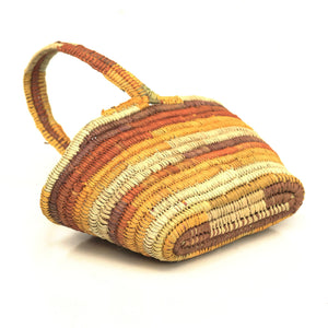 Aboriginal Artwork by Mary Ruway, Gapuwiyak - Woven Basket - ART ARK®