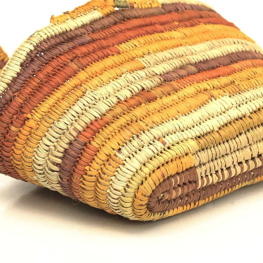 Aboriginal Artwork by Mary Ruway, Gapuwiyak - Woven Basket