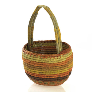 Aboriginal Art by Mavis Marrkula Djuliping, Gapuwiyak - Woven Basket - ART ARK®