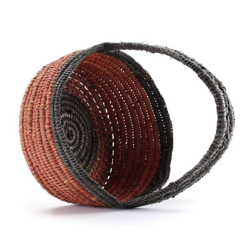 Aboriginal Artwork by Anna Ramatha Malibirr, Gapuwiyak - Woven basket