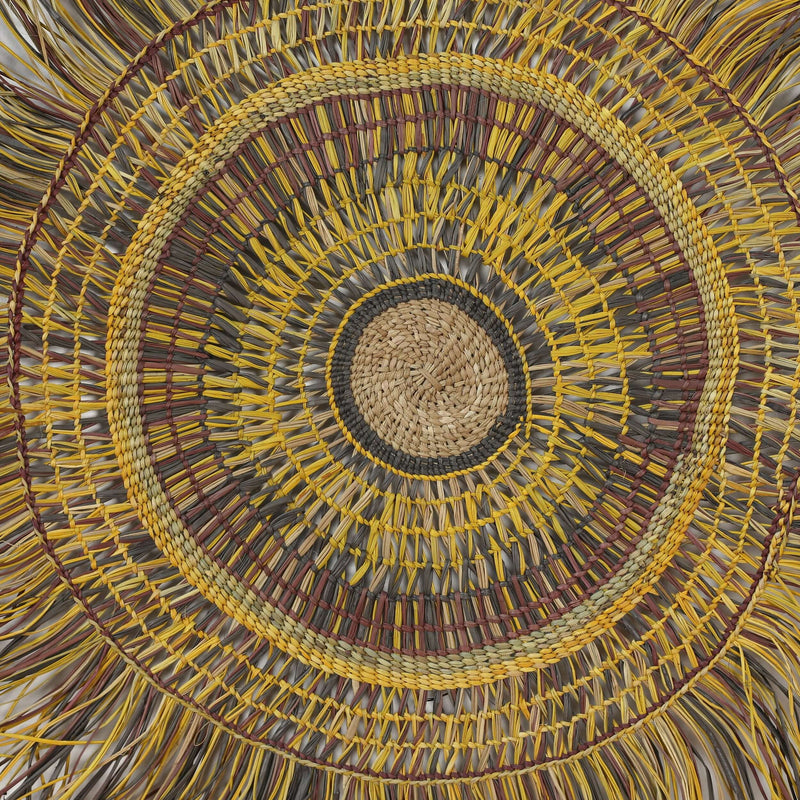 Aboriginal Artwork by Anna Ramatha Malibirr, Gapuwiyak - Woven Mat