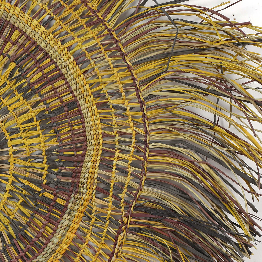 Aboriginal Artwork by Anna Ramatha Malibirr, Gapuwiyak - Woven Mat