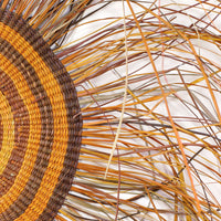 Aboriginal Artwork by Betty Guyula Gurrputukpuy - Woven Mat - 100cm