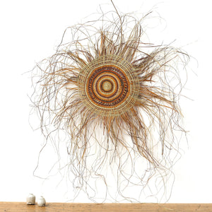 Aboriginal Art by Dorothy Dhulparrarrawuy Marrawungu - Woven Mat - 105cm - ART ARK®