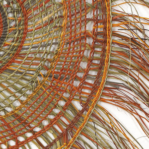 Aboriginal Artwork by Dorothy Dhulparrarrawuy Marrawungu - Woven Mat - 90cm - ART ARK®