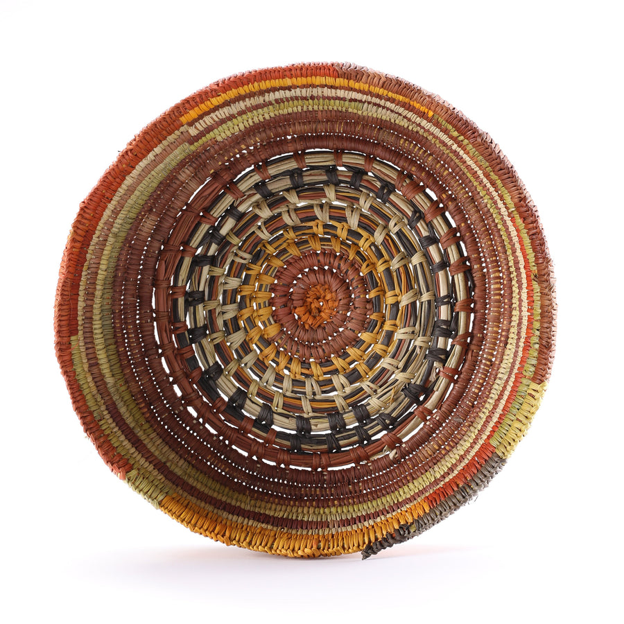 Aboriginal Artwork by Helen Galinung Batjiku Wunungmurra, Gapuwiyak - Woven basket