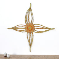 Aboriginal Artwork by Joy Gamunbuy Marrkula, Gapuwiyak - Woven Mat