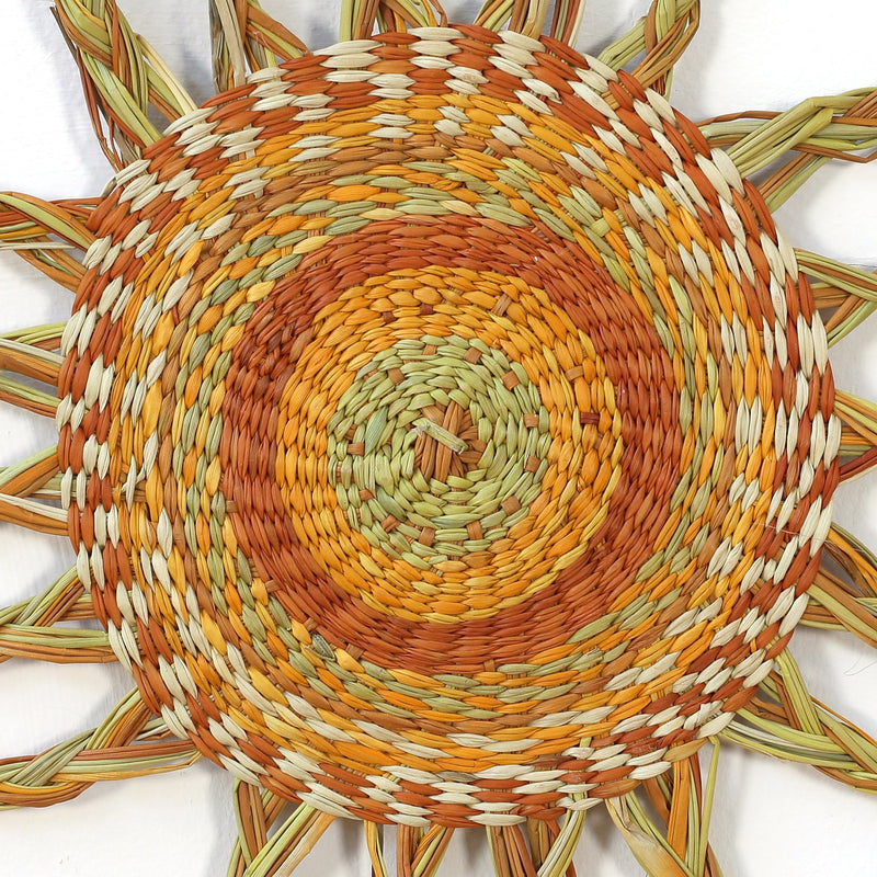 Aboriginal Artwork by Joy Gamunbuy Marrkula, Gapuwiyak - Woven Mat