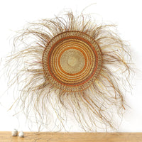 Aboriginal Artwork by Julie Malibirr Yikal - Woven Mat - 120cm