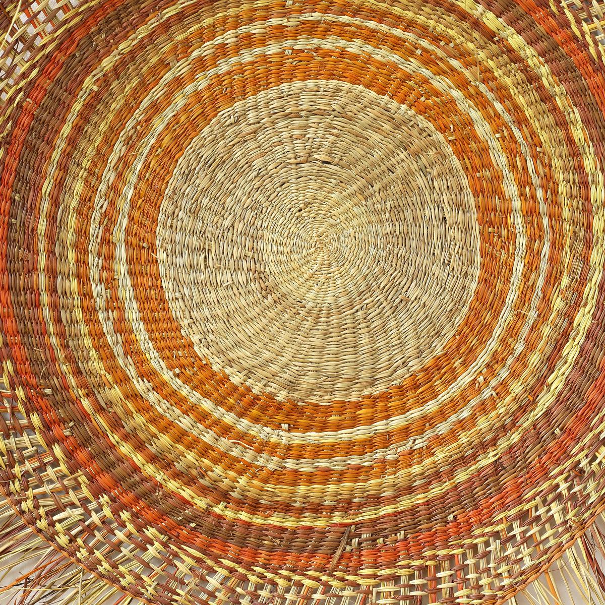 Aboriginal Art by Julie Malibirr Yikal - Woven Mat - 120cm - ART ARK®