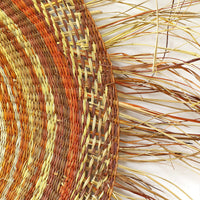 Aboriginal Artwork by Julie Malibirr Yikal - Woven Mat - 120cm