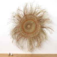 Aboriginal Artwork by Julie Marrkula Walangitj, Gapuwiyak - Woven Mat, 120cm