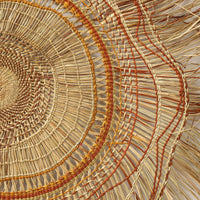 Aboriginal Artwork by Julie Marrkula Walangitj, Gapuwiyak - Woven Mat, 120cm