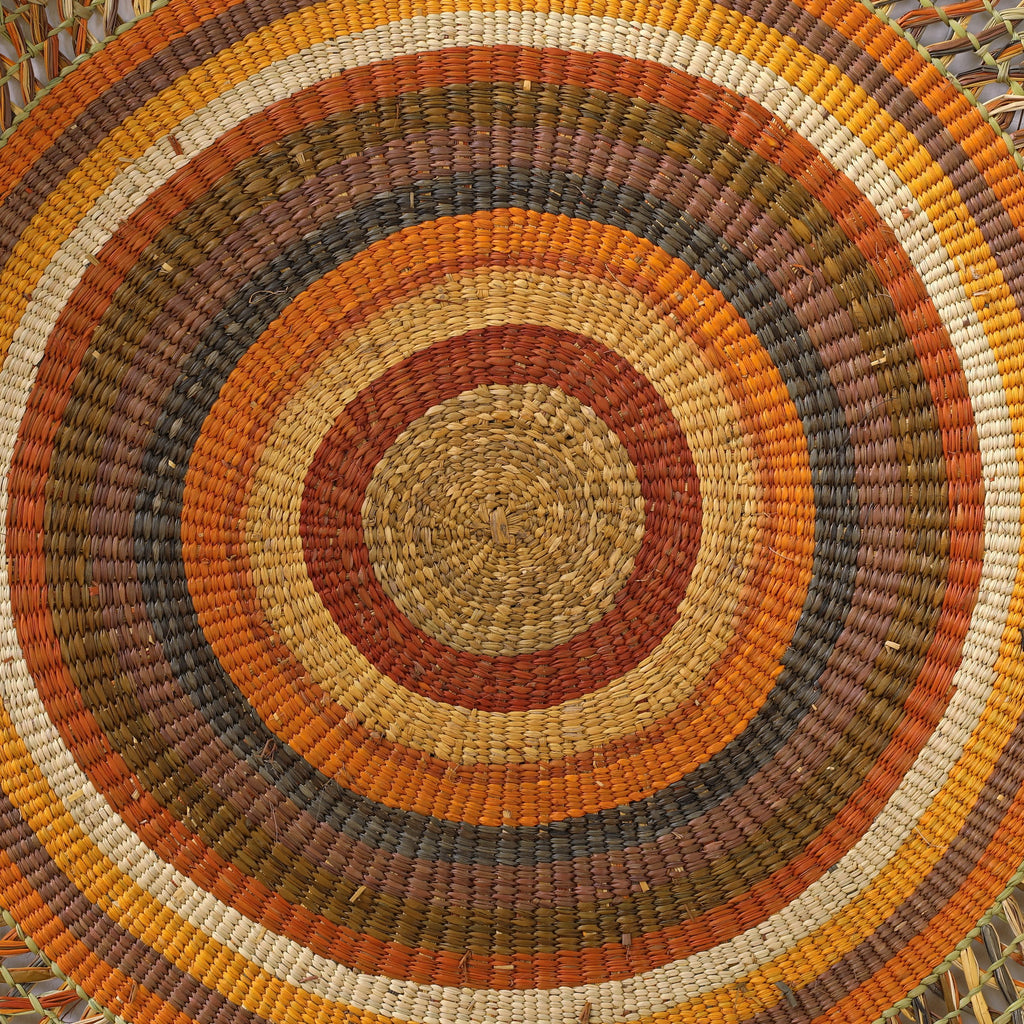 Aboriginal Artwork by Marcia Marrkula Mawulawuy - Woven Mat