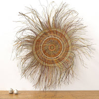 Aboriginal Artwork by Mary Guyula Rruwaypi - Woven Mat