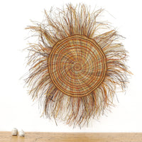Aboriginal Artwork by Mary Guyula Rruwaypi - Woven Mat - 110cm