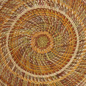 Aboriginal Art by Mary Guyula Rruwaypi - Woven Mat - ART ARK®