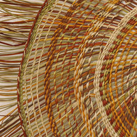 Aboriginal Artwork by Mary Guyula Rruwaypi - Woven Mat