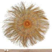 Aboriginal Artwork by Mavis Marrkula Djuliping - Woven Mat - 135cm