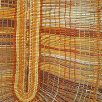 Aboriginal Artwork by Mavis Marrkula Djuliping - Woven Mat - 145x105cm