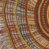 Aboriginal Artwork by Mavis Marrkula Djuliping - Woven Mat