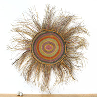 Aboriginal Artwork by Noreena Ashley Matay, Gapuwiyak - Woven Mat, 130cm